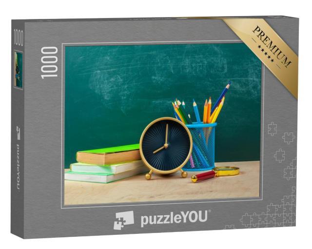 Puzzel 1000 stukjes „Schoolbenodigdheden“