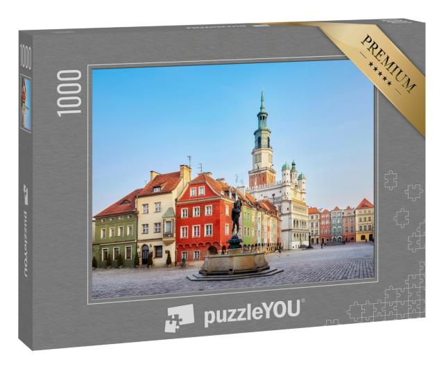 Puzzle „Hauptplatz in der Altstadt von Poznan, Polen“