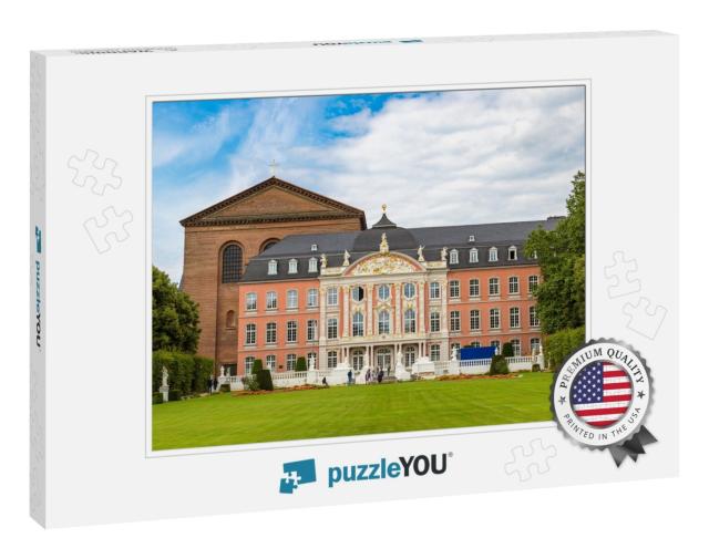 Electorate Palace Kurfurstliches Palais in Trier in a Bea... Jigsaw Puzzle