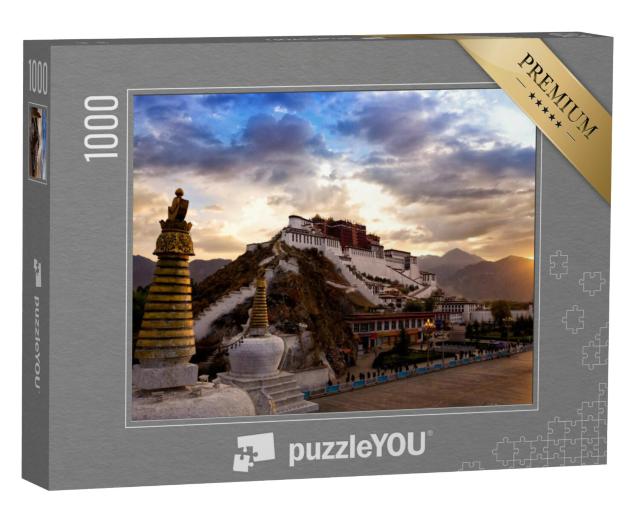 Puzzel 1000 stukjes „Potala Paleis bij zonsopgang in Lhasa, Tibet“