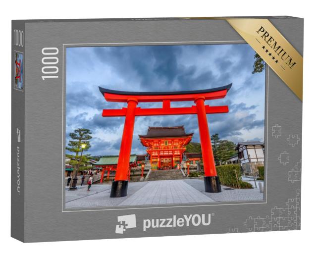 Puzzel 1000 stukjes „Fushimi Inari schrijn in Kyoto, Japan“