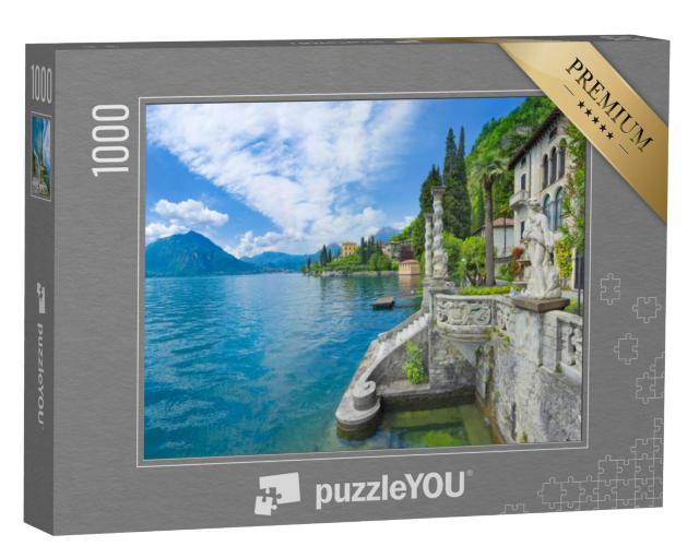 Puzzel 1000 stukjes „Comomeer met barok park“