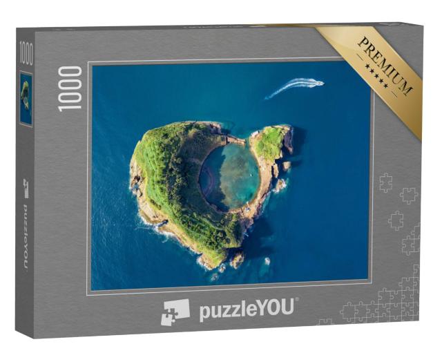 Puzzel 1000 stukjes „Vila Franca do Campo, krater van een oude onderwatervulkaan, Azoren“