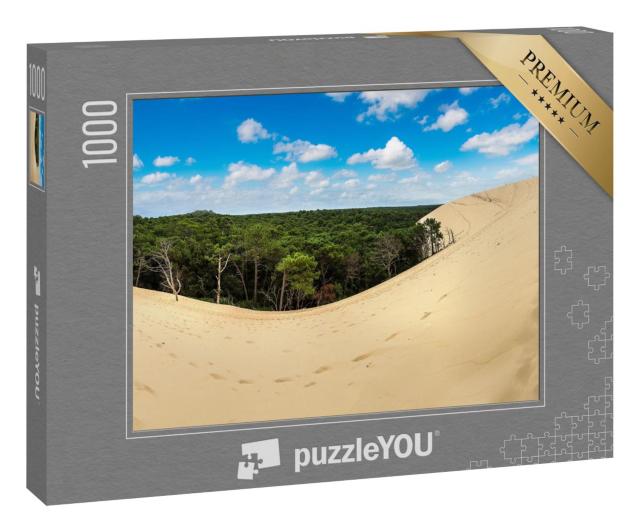 Puzzle 1000 Teile „Dune du Pyla: höchste Sanddüne Europas, Aquitanien, Frankreich, Atlantik“