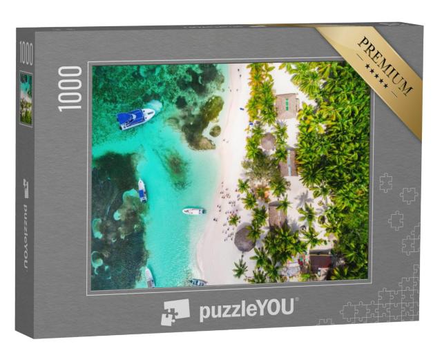 Puzzel 1000 stukjes „Tropisch paradijs, Saona-eiland, Dominicaanse Republiek“