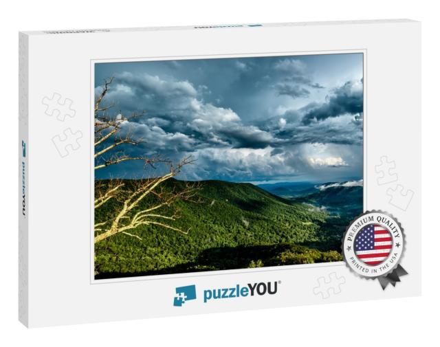 Bacon Hollow Overlook, Skyline Drive, Shenandoah National... Jigsaw Puzzle