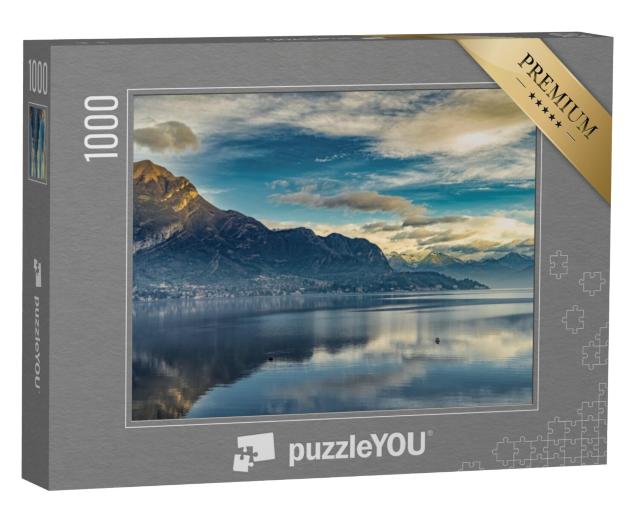 Puzzel 1000 stukjes „Lago di Como, Comomeer“