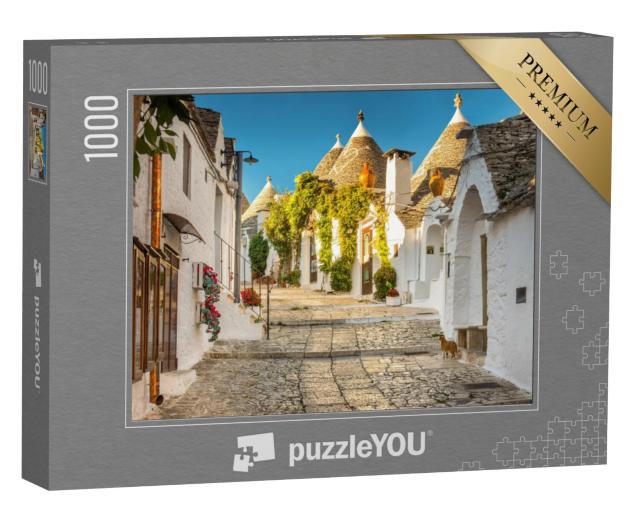 Puzzel 1000 stukjes „Trulli van Alberobello, Apulië, Italië“