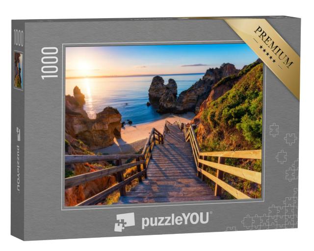 Puzzel 1000 stukjes „Zonsopgang in de Algarve, Portugal“