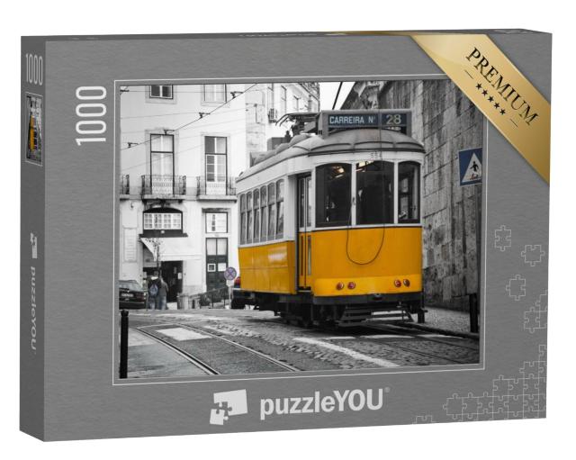 Puzzel 1000 stukjes „Tram Lissabon“