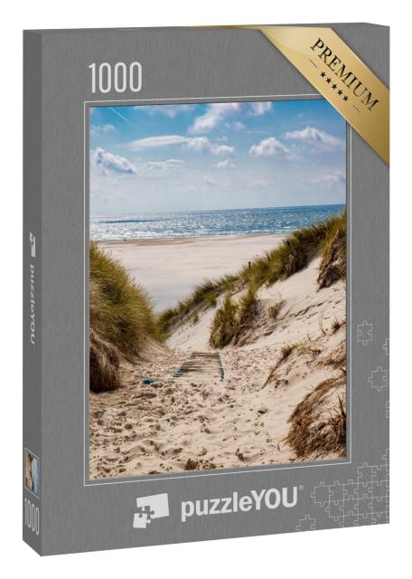 Puzzle 1000 Teile „Weg zum Strand in Amrum, Deutschland“