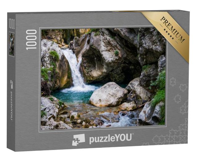 Puzzel 1000 stukjes „De Tscheppakloof in Karinthië, Oostenrijk“