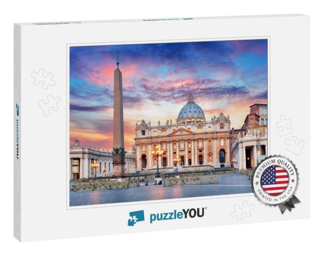 Vatican, Rome, St. Peters Basilica... Jigsaw Puzzle