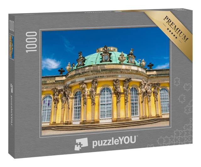 Puzzle 1000 Teile „Schloss Sanssouci, das Sommerpalais von Friedrich dem Großen in Potsdam“