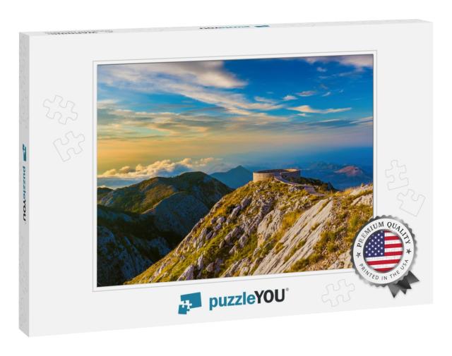 Lovcen Mountains National Park At Sunset in Montenegro... Jigsaw Puzzle
