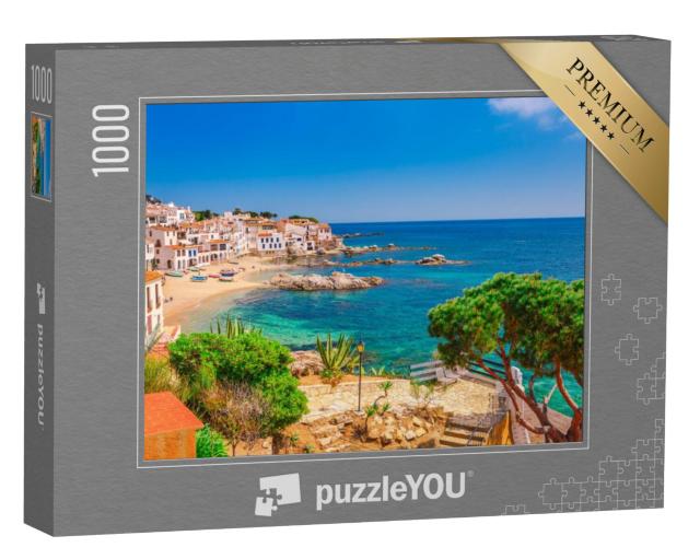 Puzzel 1000 stukjes „Calella de Palafrugell, een vissersdorp aan de kust van Spanje“