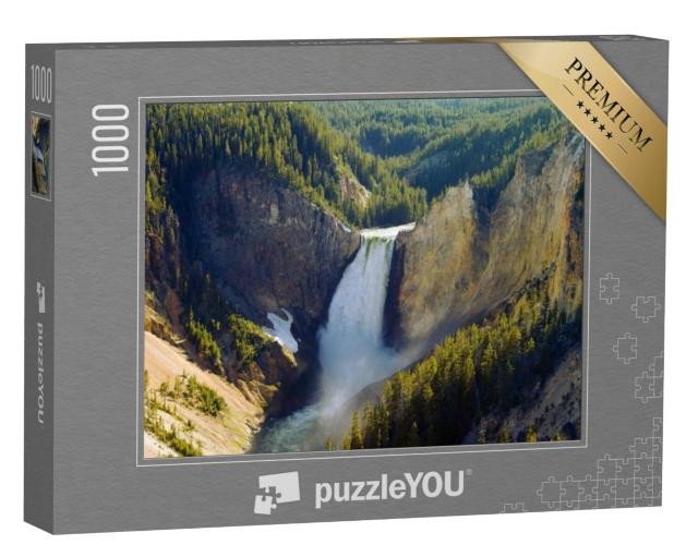 Puzzel 1000 stukjes „Grand Canyon van Yellowstone National Park“