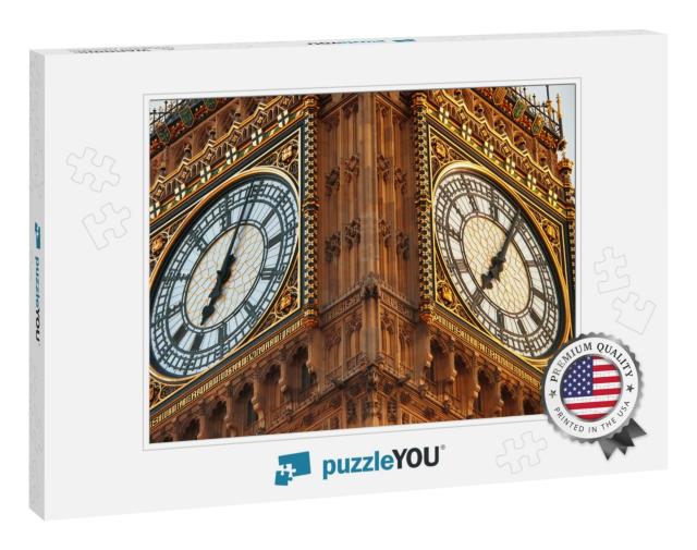 Close Up of Big Ben in London... Jigsaw Puzzle