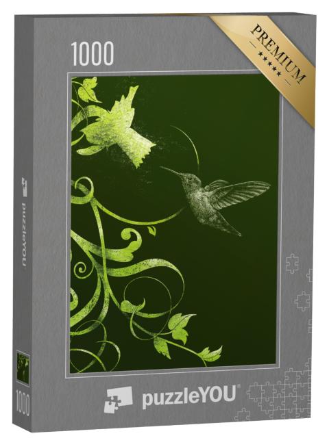 Puzzel 1000 stukjes „Kolibrie“