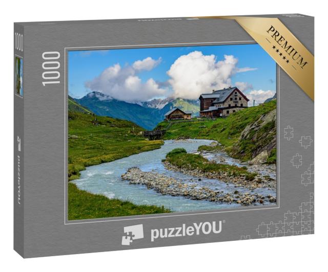 Puzzle 1000 Teile „Franz-Senn-Hütte in den Stubaier Alpen“