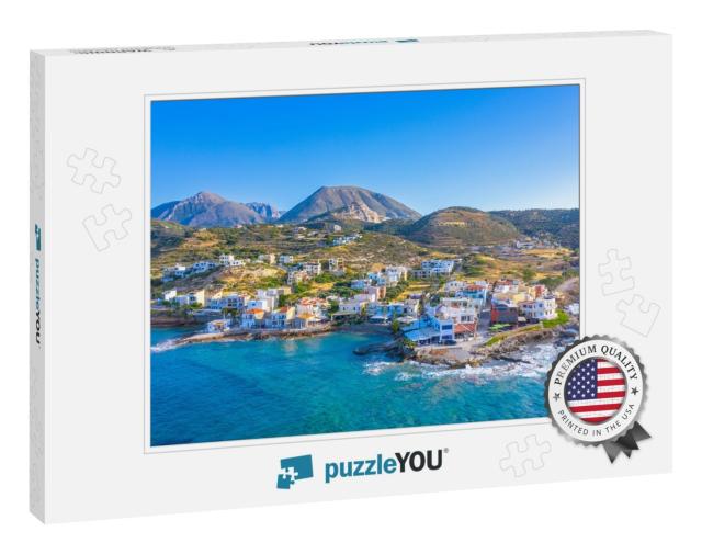 Small Traditional Fishing Village of Mochlos, Crete, Gree... Jigsaw Puzzle