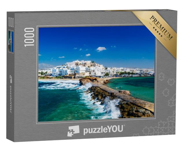 Puzzel 1000 stukjes „Uitzicht op Naxos, Cycladen, Griekenland“