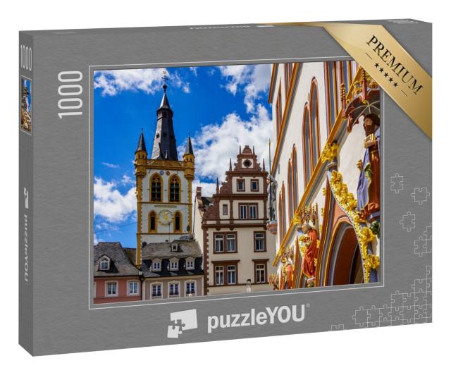 Puzzle „Wunderschöne Altstadt von Trier, Deutschland“