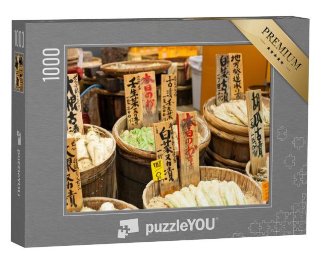 Puzzel 1000 stukjes „Traditionele markt in Japan“