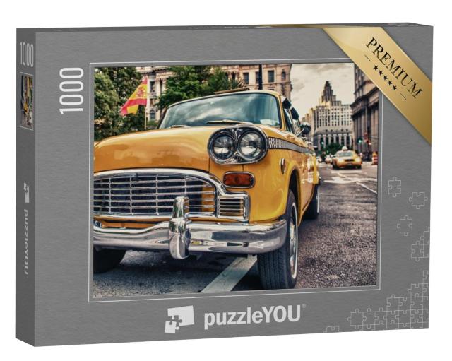 Puzzel 1000 stukjes „Oude taxi: New York“