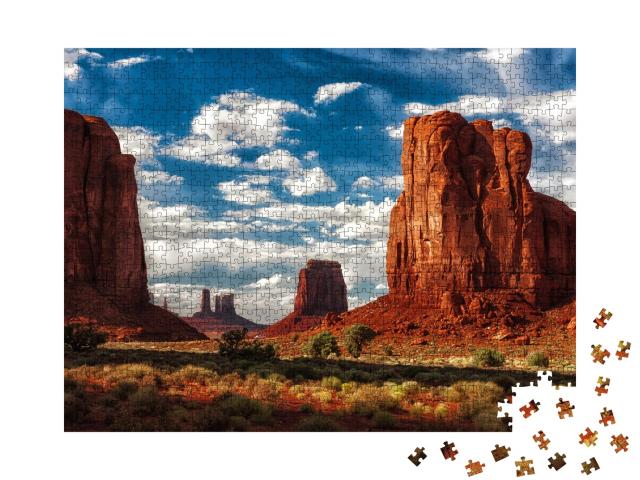 Puzzle 1000 Teile „Monument Valley, Utah und Arizona, USA“
