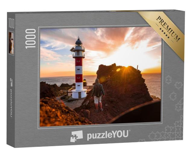 Puzzel 1000 stukjes „Zonsondergang in Punta de Teno, Tenerife“