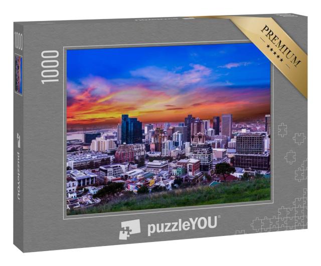 Puzzle 1000 Teile „Kapstadt im Sonnenuntergang“