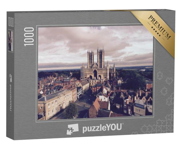 Puzzel 1000 stukjes „Kathedraal van Lincoln, Engeland“