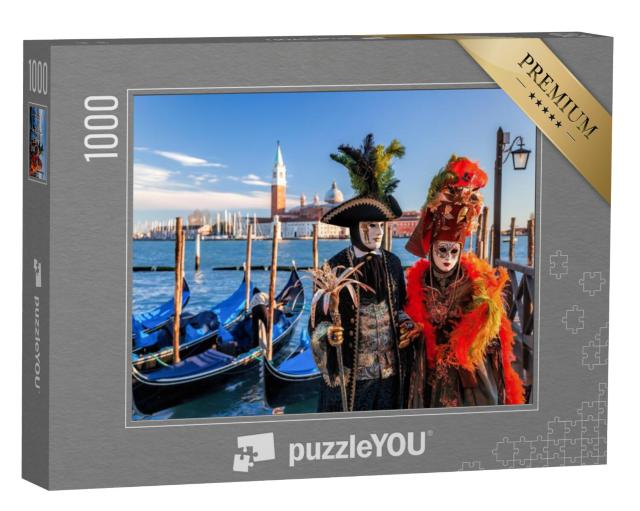 Puzzel 1000 stukjes „Carnaval in Venetië, Italië“