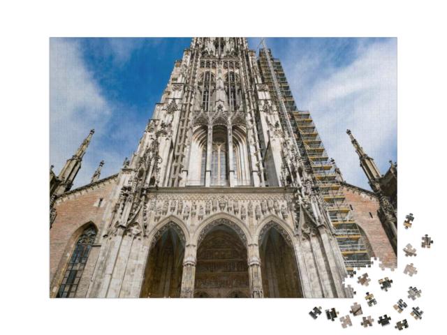 Puzzel 1000 stukjes „Indrukwekkende Minster van Ulm, Duitsland“