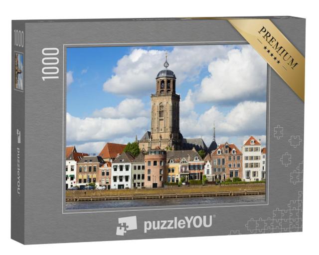 Puzzel 1000 stukjes „Stadsgezicht van Deventer, Nederland“