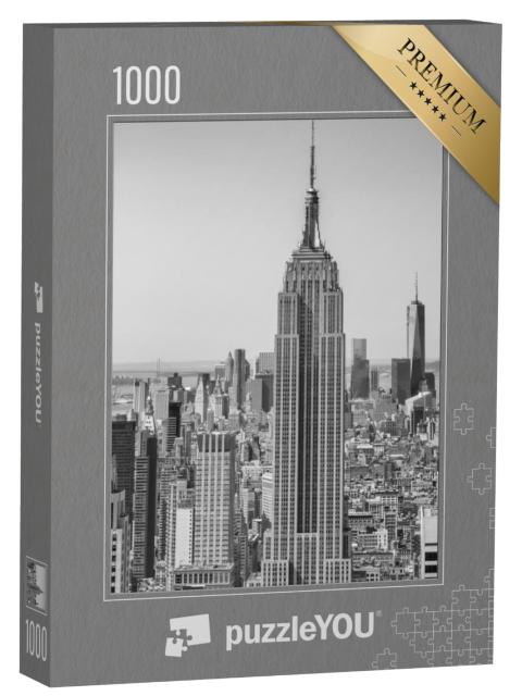 Puzzel 1000 stukjes „De skyline van New York City vanuit de lucht“