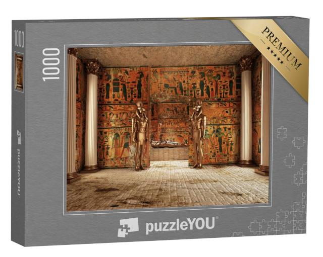 Puzzel 1000 stukjes „Het graf van de farao“