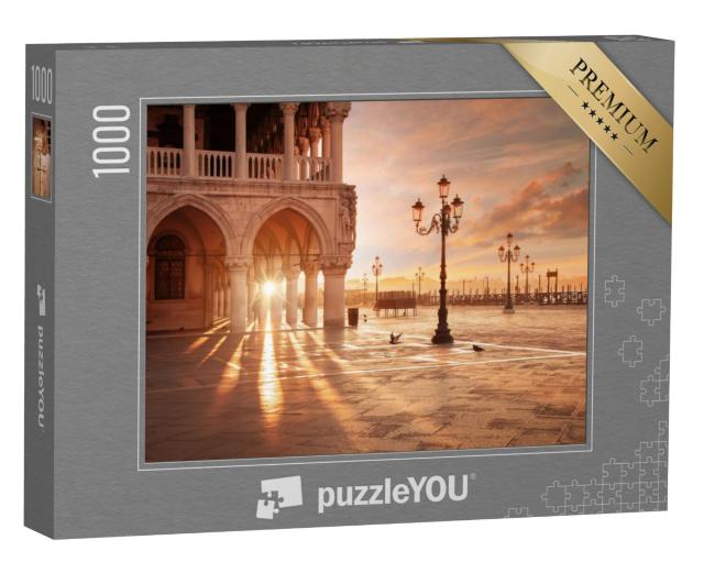 Puzzel 1000 stukjes „San Marco in Venetië bij zonsopgang“