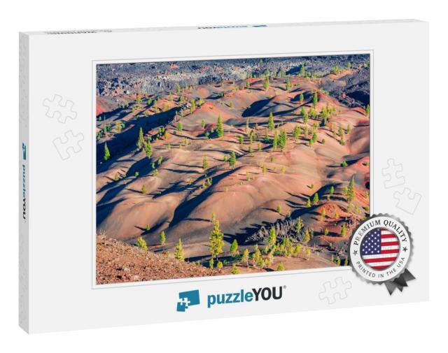 Painted Dunes in Lassen Volcanic National Park California... Jigsaw Puzzle