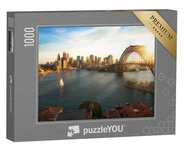 Puzzel 1000 stukjes „Panoramisch uitzicht op Sydney“