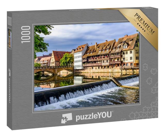 Puzzle „Die Altstadt von Nürnberg, Deutschland“