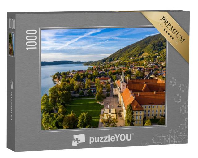 Puzzel 1000 stukjes „Schilderachtige Tegernsee in Beieren“