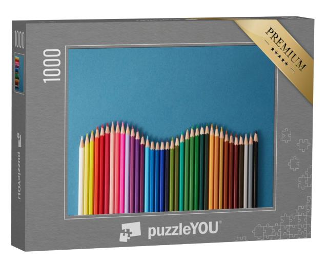 Puzzel 1000 stukjes „Kleurpotloden“