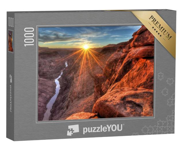 Puzzel 1000 stukjes „Zonsondergang bij Toroweap, Grand Canyon National Park, Arizona“