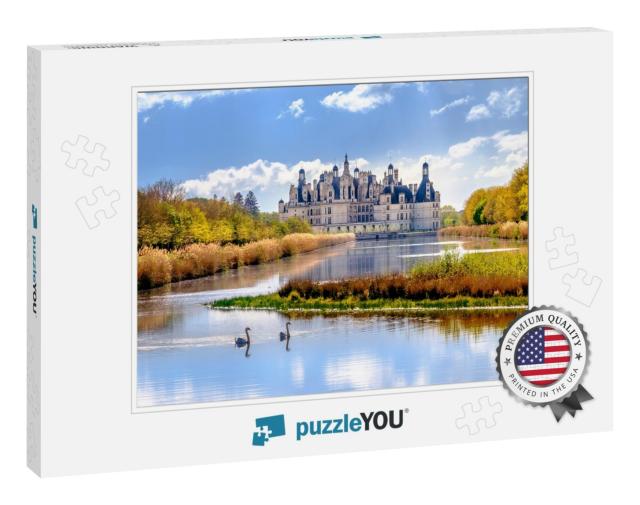 Chambord Castle, Royal Medieval French Castle At Loire Va... Jigsaw Puzzle