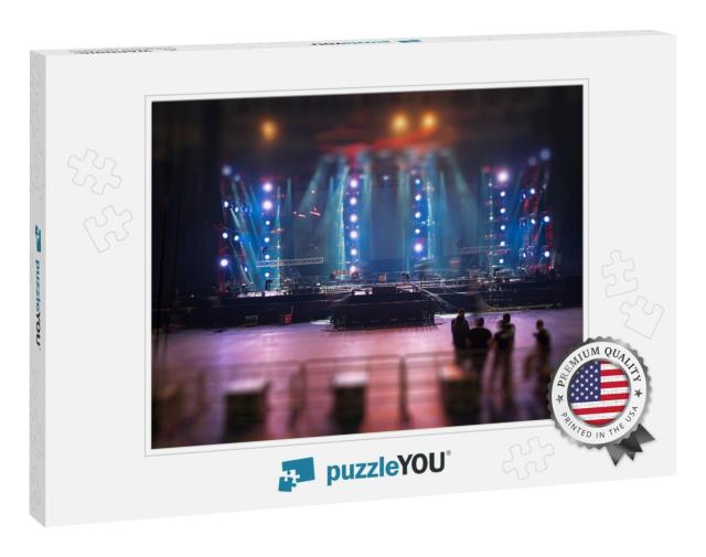 Preparing the Stage for a Concert in the Open Air... Jigsaw Puzzle
