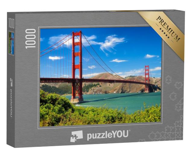 Puzzel 1000 stukjes „De wereldberoemde Golden Gate Bridge, San Francisco“