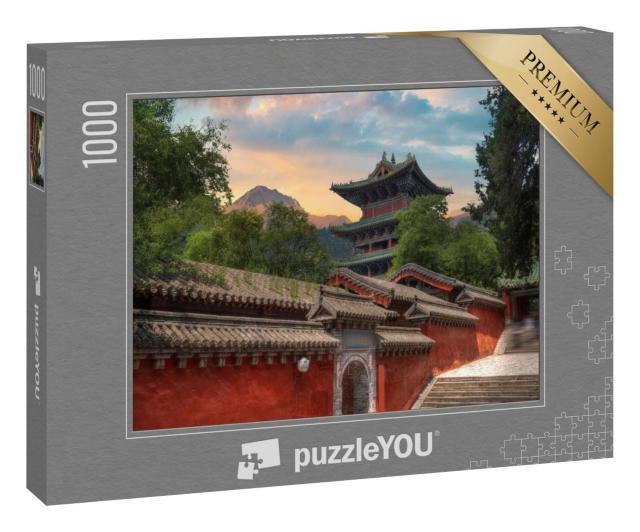 Puzzle 1000 Teile „Shaolin Kloster auf dem Berg Songshan, China“