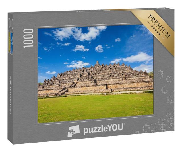 Puzzle 1000 Teile „Borobudur ist ein buddhistischer Mahayana-Tempel, Indonesien“